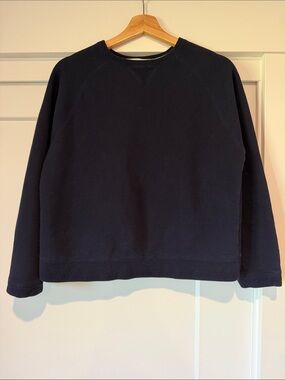 Women's Classic Navy Crewneck Sweater